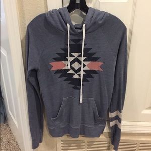 Tribal Print Hoodie
